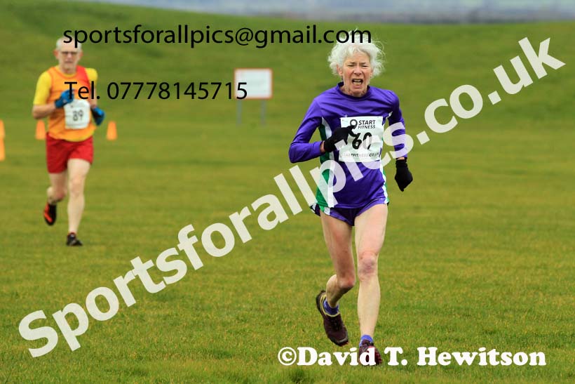Womens 35+ and Mens 65+ 2023 NEMAA Cross Country, Croft Circuit, North Yorkshire. Photo: David T. Hewitson/Sports for All Pics